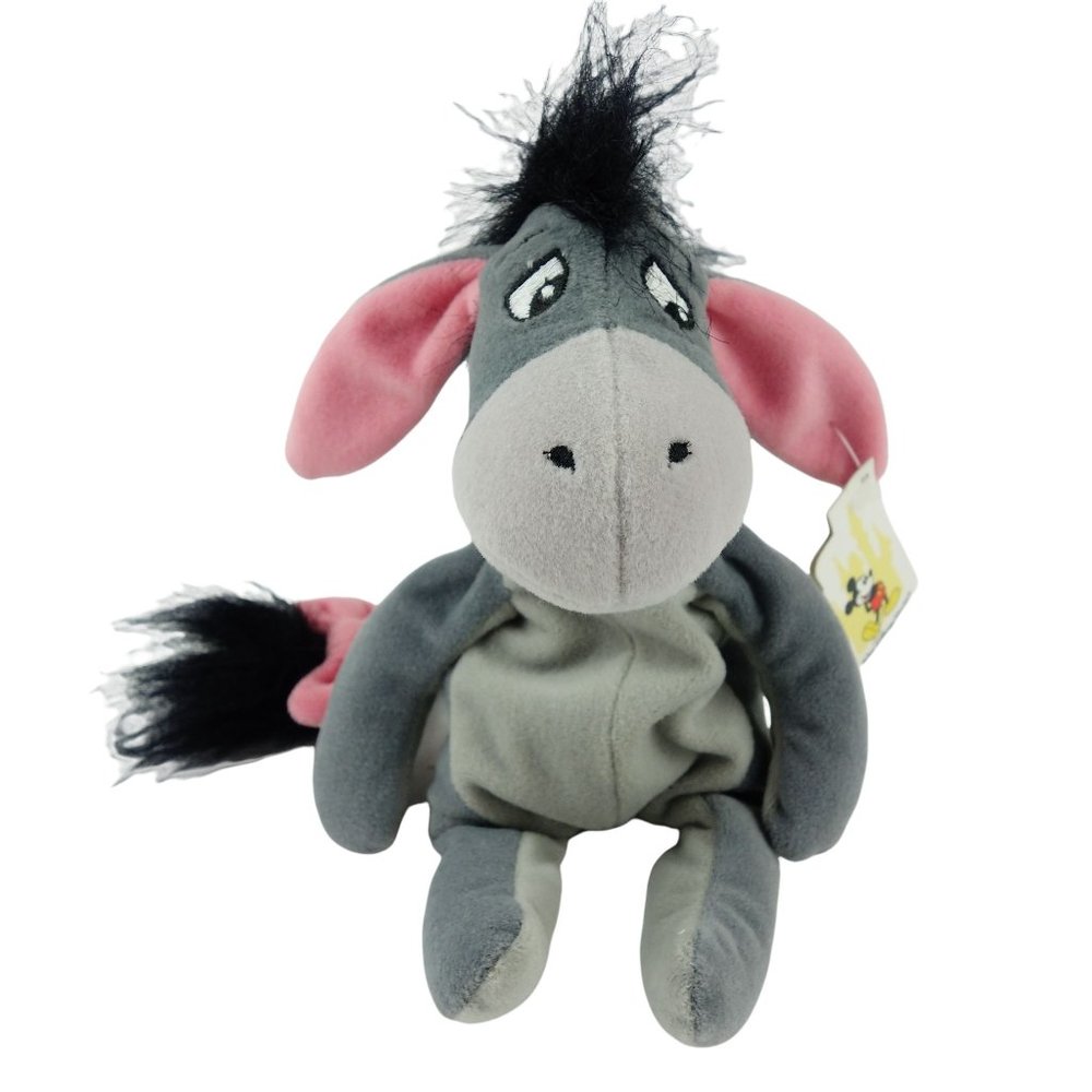 Walt Disney World Eeyore 10 Inch Bean Bag Plush w/ Hang Tag